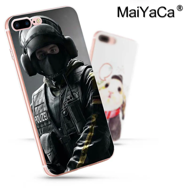 MaiYaCa Voltron Rainbow Six Siege YuGiOh прозрачный мягкий ТПУ чехол для телефона Apple iPhone 8 7 6 6S Plus X 5