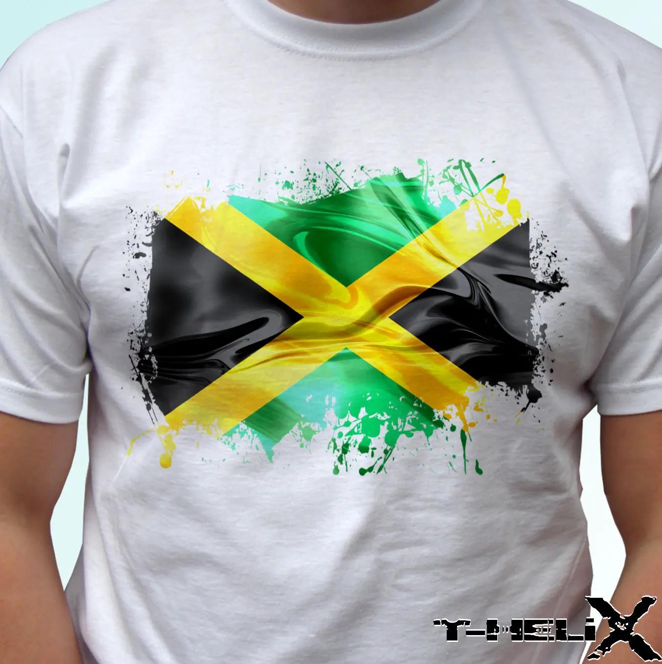Jamaica-белая футболка топ с флагом страны мужская женская детская размеры 2019 модная