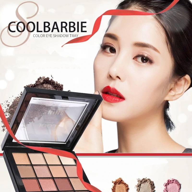 16 цветов Палитра теней для век sombra de olho nude тени для век maquillage yeux Жидкий блеск матовая палитра cienie do powiek макияж