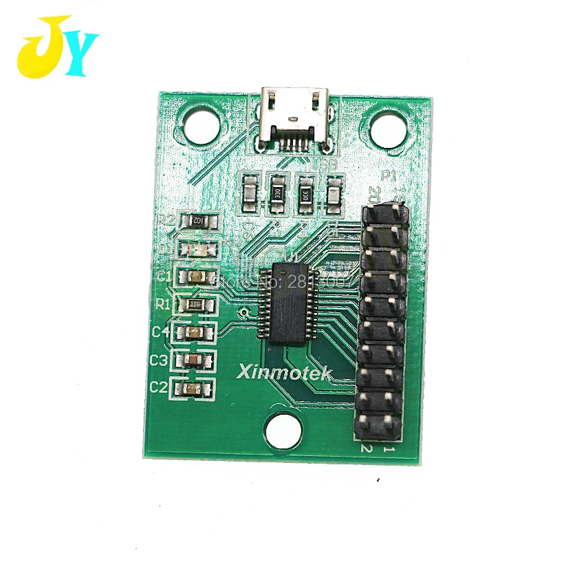 XM-08 одиночный игровой контроллер для PS3 PC Android Raspberry Pi, Нулевая задержка USB энкодер, JAMMA MAME машина
