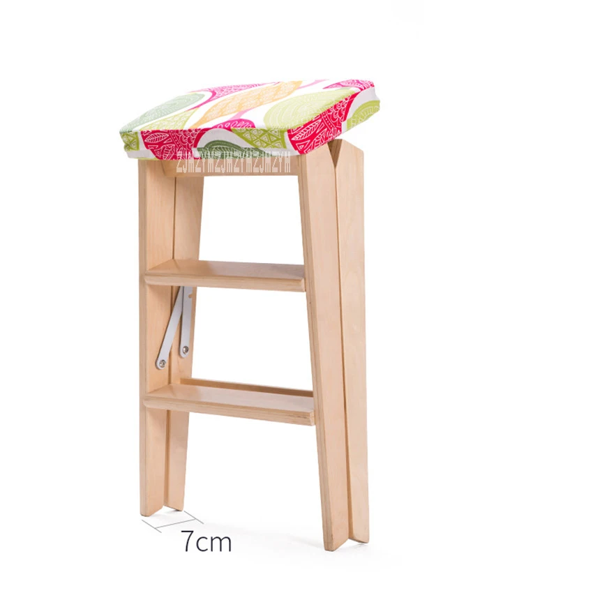 Креативная стул-лестница из дерева HLM-3006 год простая кухонная ступенька