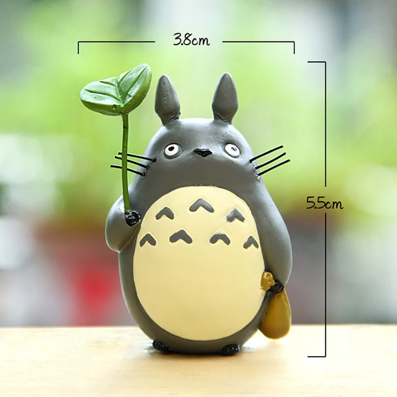 Мой сосед Тоторо Фигурки детей игрушки японская студия Ghibli Miyazaki Hayao смола Аниме