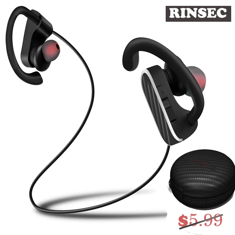 Rinsec R13 IPX5 водонепроницаемые наушники для бега Спортивная Беспроводная гарнитура