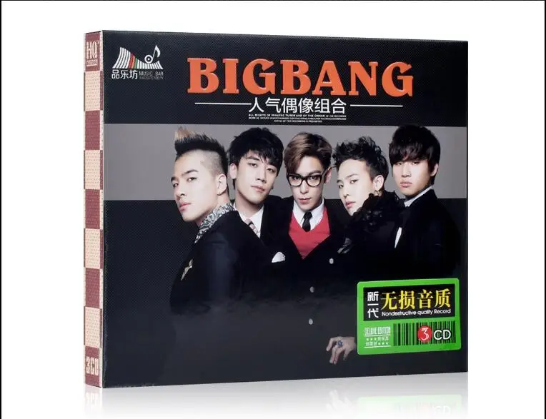 Free Shipping bigbang cd CD Latest Songs Featured Albums Korean Pop Platinum 3CDCD Car Music Disc Seal | Электроника