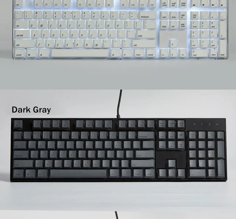 MAGICFORCE PBT Two-Color Moulding 108 Key Mechanical Keyboard Keycaps For Mechanical Keyboard Cute Mixed Color PBT Keycaps