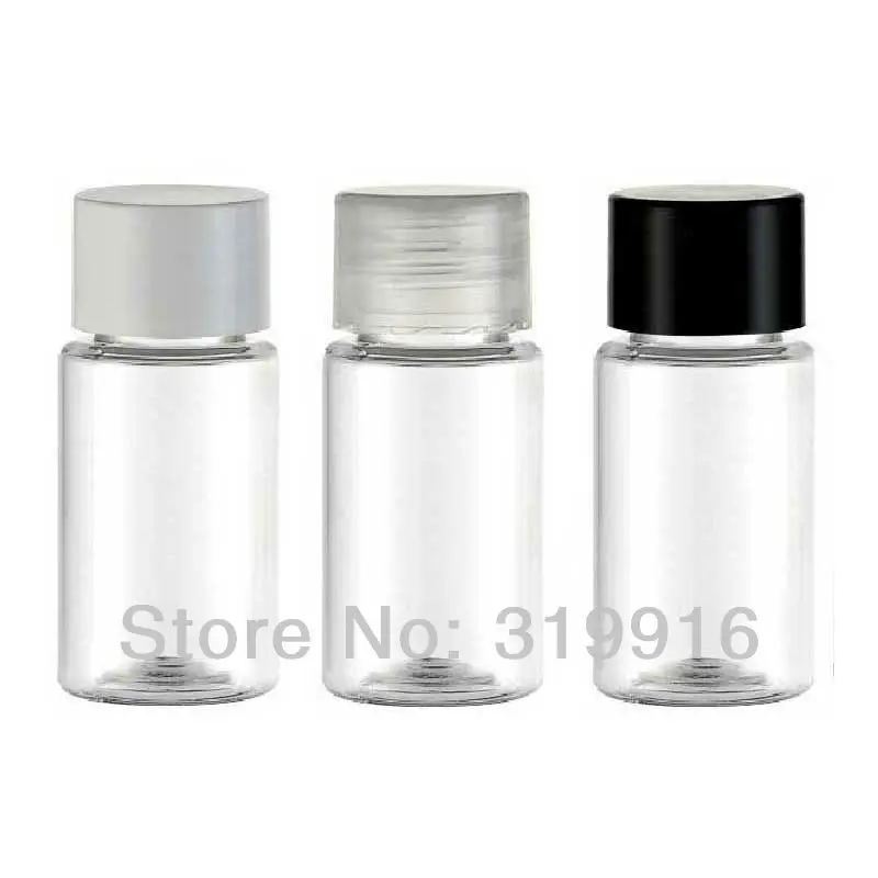 

10ml x 100 transparent plastic empty cosmetic bottles ,small sample lotion bottles,Mini oil vial 10cc oil small container