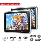 Монитор для подголовника автомобиля, 2 шт., 10,1 дюйма, USBSDHDMIIRFM, TFT ЖК-экран, сенсорная кнопка, пульт дистанционного управления для игр, MP4, стерео