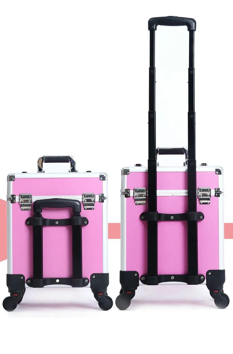 4 колесный чехол на колесиках косметичка для профессионального салона красоты