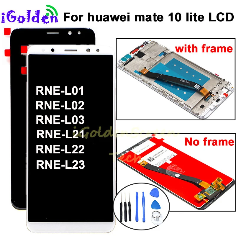 Дисплей pantalla для Huawei Mate 10 Lite ЖК дисплей с сенсорным экраном и дигитайзером