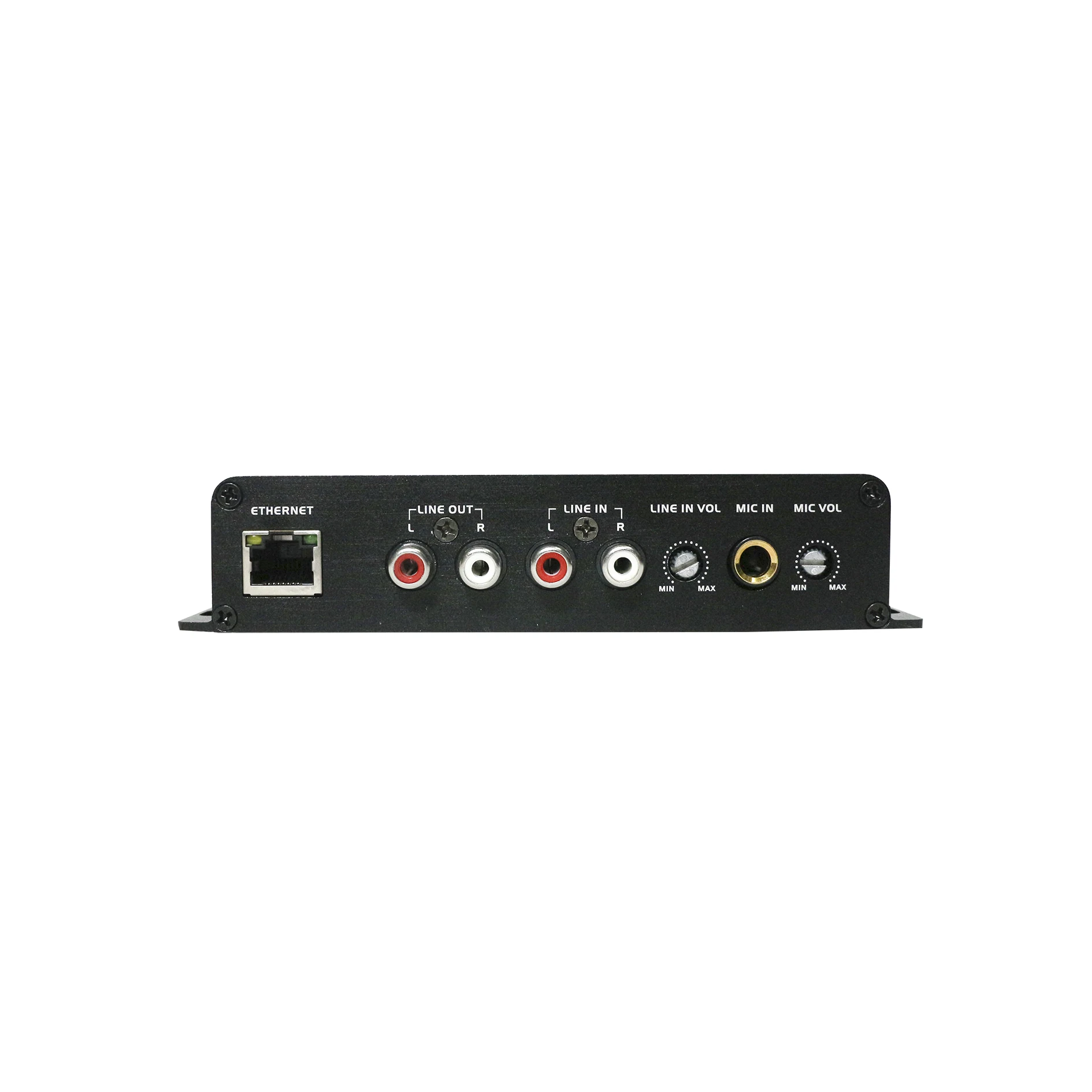 Настенный Сетевой терминал с встроенным цифровым усилителем система IP PA 2*30 Вт