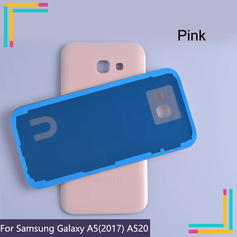 Корпус задней двери для samsung A5 2017 Galaxy A520 A520F задняя крышка батарейного отсека 3D