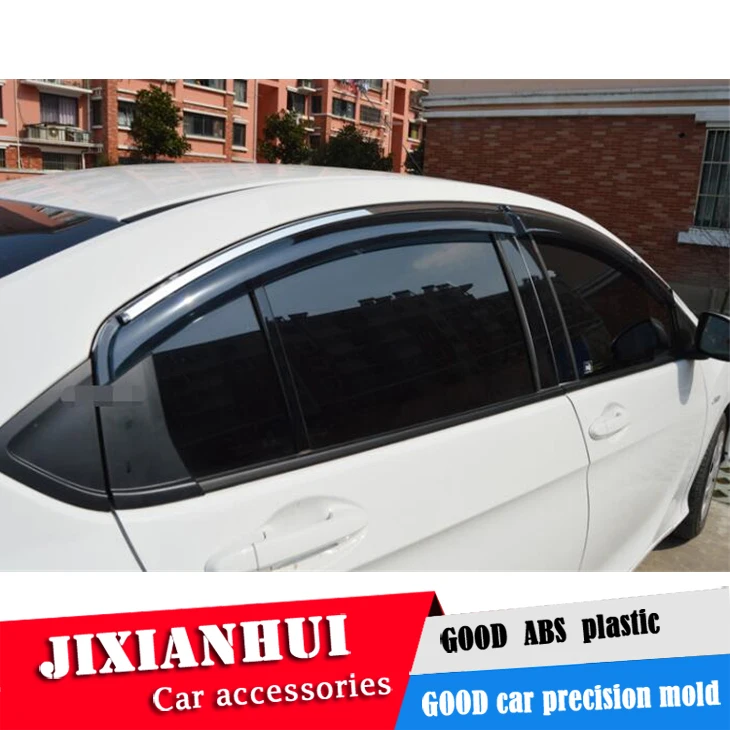 Козырек для окна Honda city защита от солнца и дождя вентиляционных отверстий 2015 2017 4