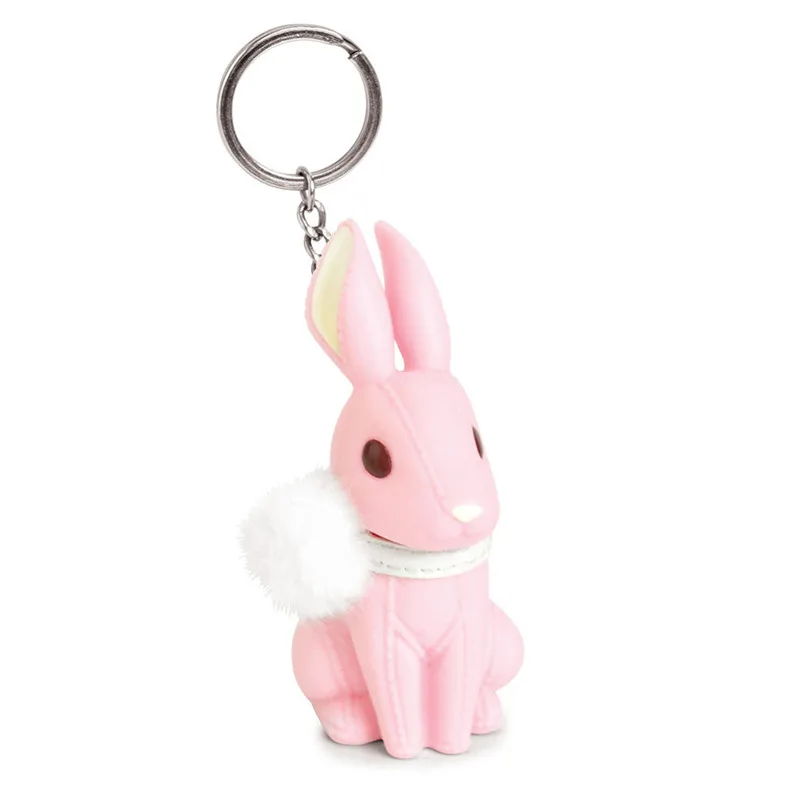 Коми Новая мода автомобиль играть милый Kawaii брелок для ключей кролик рекс сумка