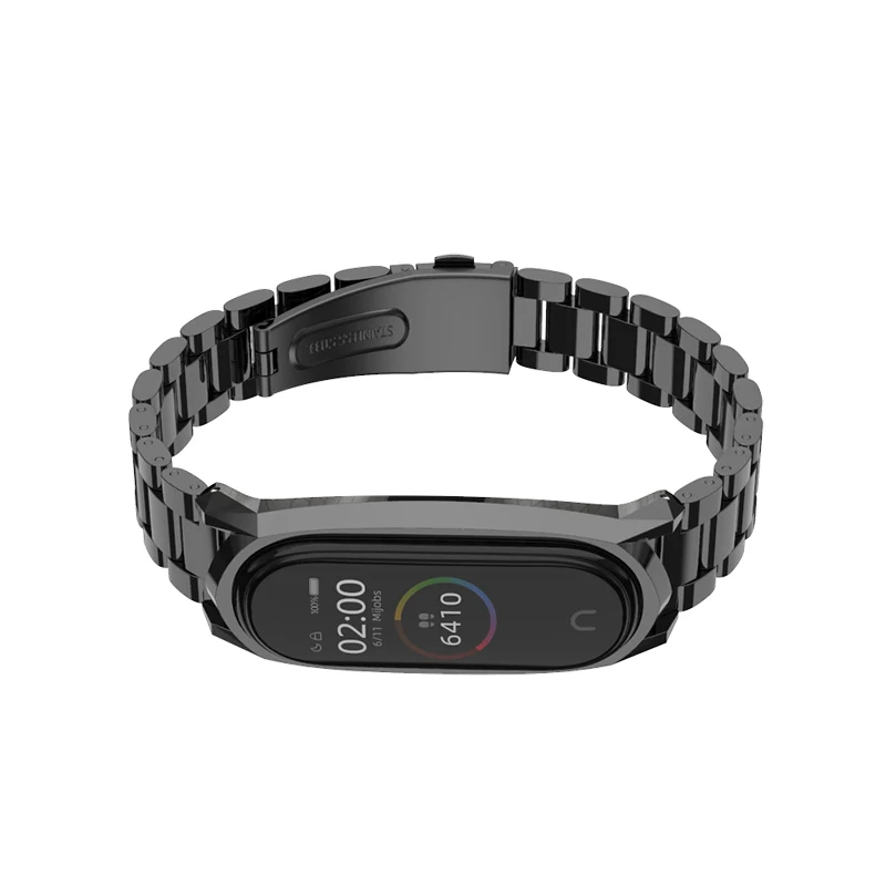 Mi jobs mi band 4 металлический браслет из нержавеющей стали для Xiaomi mi Band 4 mi Band 3 ремешок Смарт-часы mi band 4 correa браслет