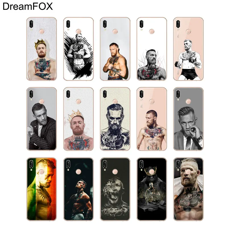 DREAMFOX M191 Conor Mcgregor мягкий тпу силиконовый чехол для huawei Honor 6A 6C 6X 7C 7X8 Lite Pro |