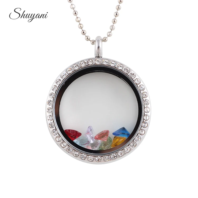 Модные ювелирные изделия унисекс 1 шт. 30 мм серебряное Хрустальное стекло