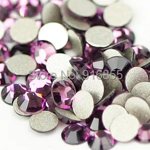 

Free shipping ss16 1440pcs/bag deep purple color non hotfix flat back Rhinestones for DIY nail cellphone laptop art