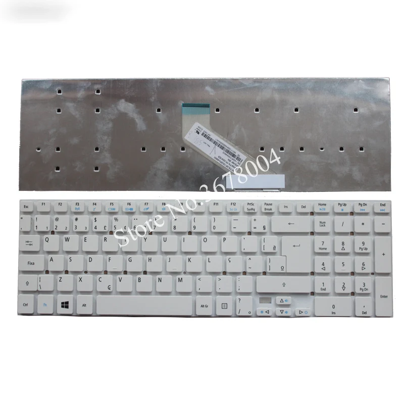 Для Acer Aspire V3 571g 551 771G V5WE2 бразильская Клавиатура для ноутбука BR Версия белая|laptop