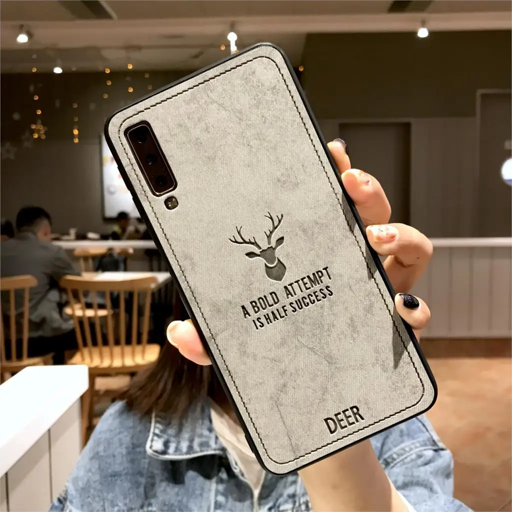 Для huawei Honor 10 Lite 9 8 7C кожаный чехол олень тряпичный Y6 премьер Y7 Y9 2018 P Smart 8X 7X Magic 2 Play