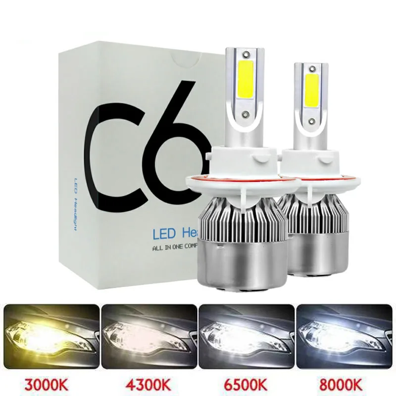 

Super Brightness COB LED Headlight Bulbs Turbo LED H1 H4 H7 H11 H13 H27 HB1 HB3 HB4 HB5 9004 9005 9006 9007 Car Headlamp
