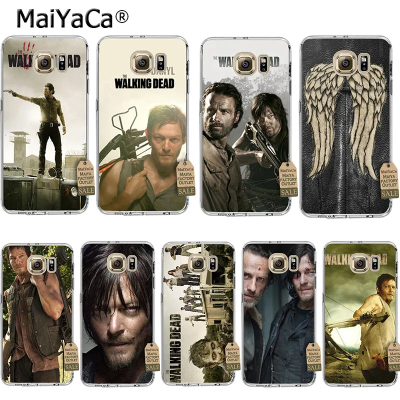 MaiYaCa Ходячие мертвецы оболочка чехол для телефона Samsung S5 S6 S7 Edge S8 Plus S3 S4|case for