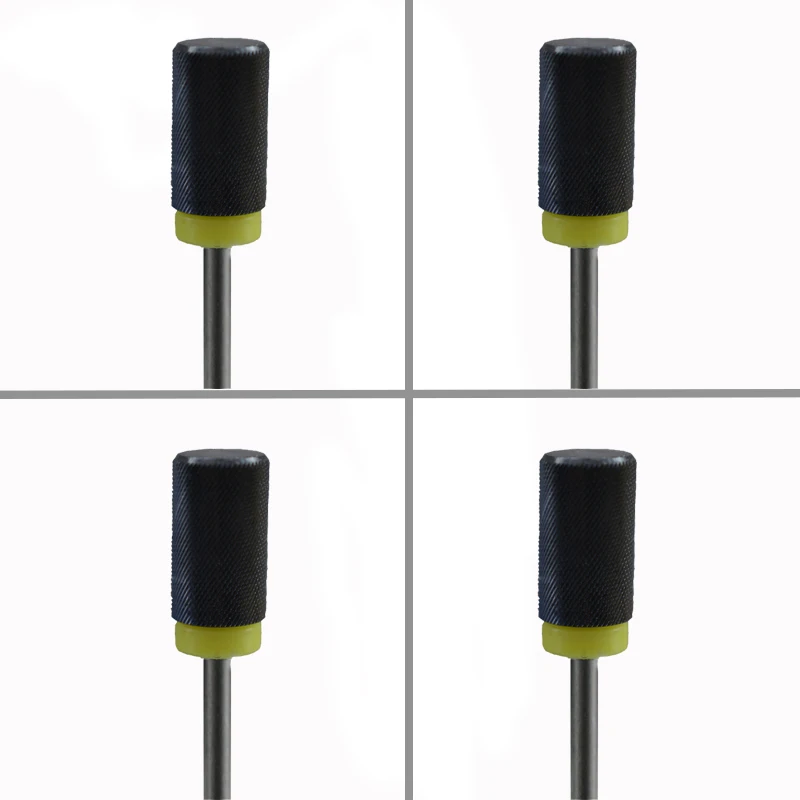 

4pcs Black Ceramic Nail Drill Bit - Large Barrel Bit - XF