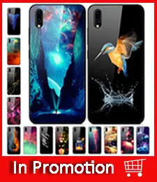 F для VIVO Y91C чехол VIVOY91C стеклянный жесткий чехол для телефона для VIVO Y91i чехол VIVO Y91 C мягкий бампер чехол закаленное для Vivo Y93 Y 93