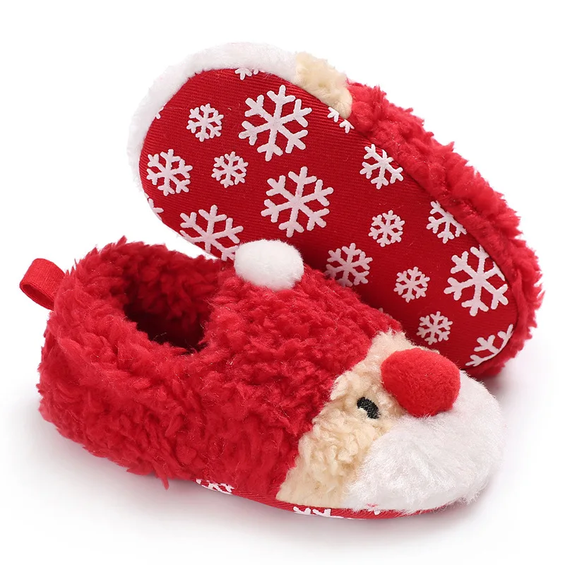 Raise Young Winter Plush Warm Baby Christian Shoes Cartoon Soft Sole Toddler Boy First Walkers Newborn Infant Girl Crib |