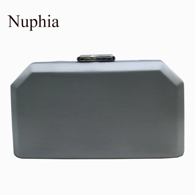 Nuphia 2018 новые шелковые искусственные клатчи для вечеринки выпускного вечера