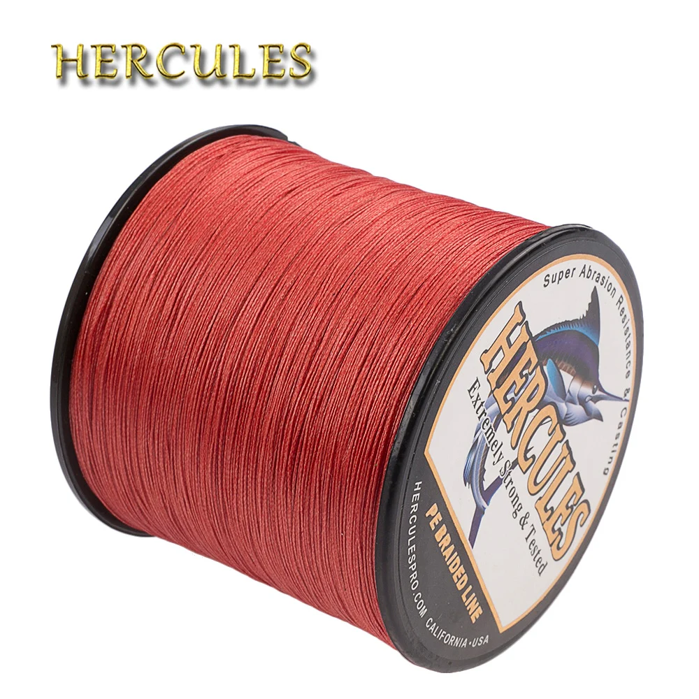Hercules плетеный шнур для рыболовных лесок 8 проводов мультифиламент 10 300 фунтов PE 100
