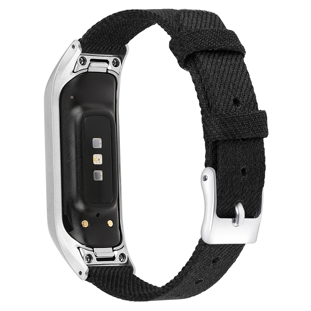 Сменный Браслет ремешок для samsung Galaxy Fit-e смарт-браслет холщовый ремешок для часов браслет из нержавеющей стали с пряжкой спортивные ремешки