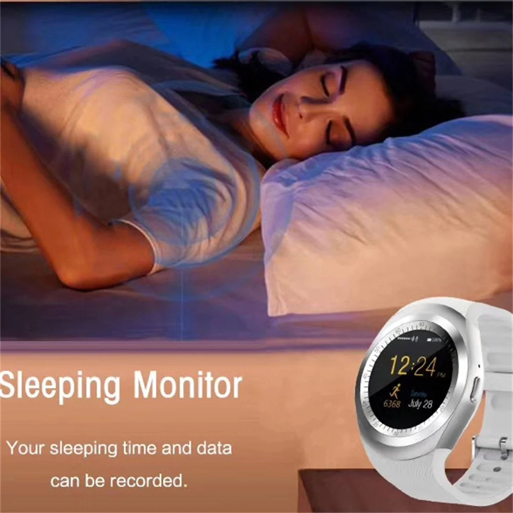 

696 New Smart Watch Y1HR Fitness Tracker Heart Rate Monitor Passometer Smart Watch Men Smart Bracelet Information Display