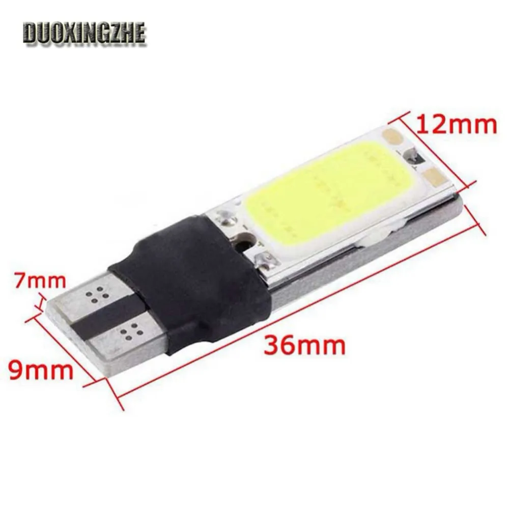 T10 COB 6W W5W 194 6000K LED Canbus безотказная боковая клиновидная лампа Автомобильная