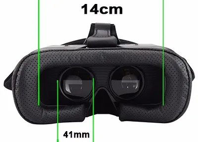 VR Shinecon 2,0 3D очки виртуальной реальности Гарнитура для смартфона Google Cardboard VR шлем для Iphone Android 4,7-6 'телефона