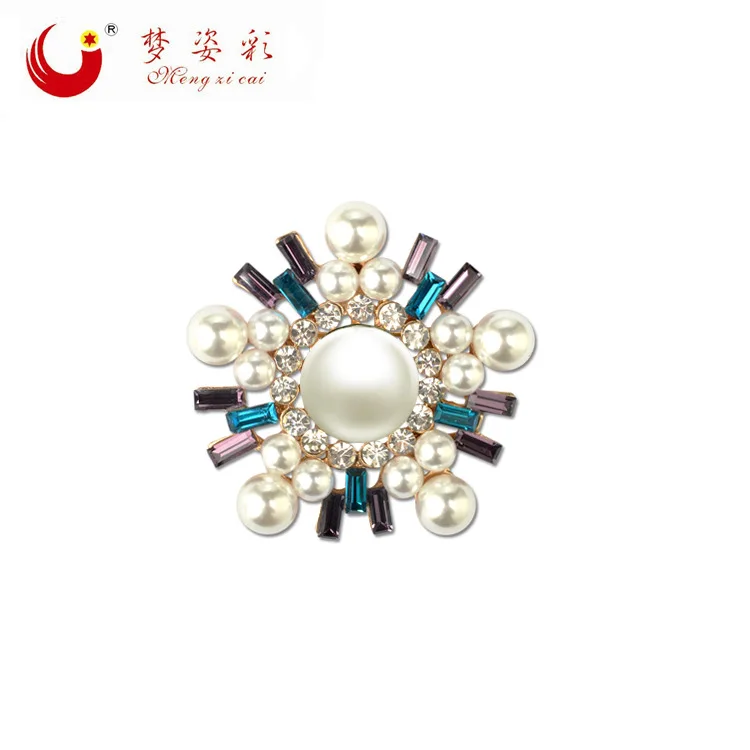 Женская Брошь В Виде Цветка MZC желтая брошь с кристаллами и жемчугом свадебное