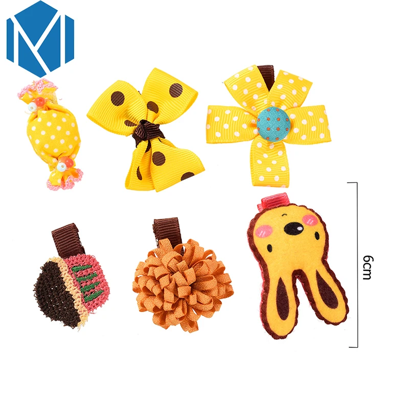 M MISM/6 шт. корейские аксессуары с героями мультфильмов для маленьких девочек