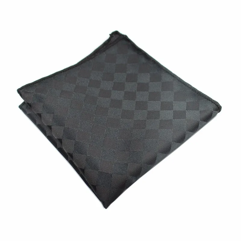 Клетчатые шелковые тканые носовые платки с узором пейсли Hanky мужские деловые повседневные квадратные карманы платок свадебные носовые платки