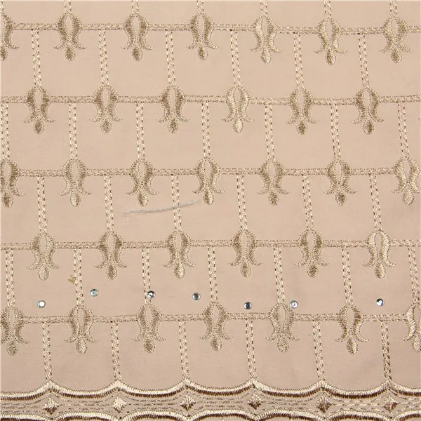 Latest Stones African Cotton Swiss Voile Lace Fabric High Quality In Switzerland Fabric!HL | Дом и сад