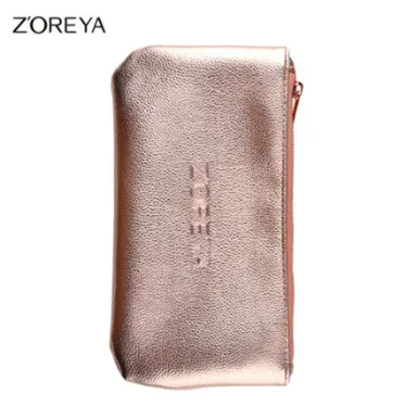 only bag ZOREYA 8pcs Rose Gold Mermaid Makeup Brushes Powder Blending Eye Shadow Brush Set with Shiny Portable Bag - Handle Color: only bag