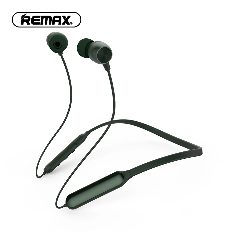 REMAX Беспроводной Спортивные наушники Bluetooth V4.1 вкладыши с шейным микрофоном Шум