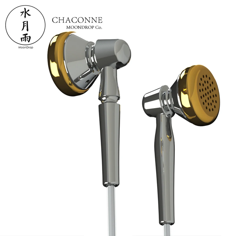 Moondrop CHACONNE флагманский наушник разрешение HIFI Металл TC4 корпус из титанового