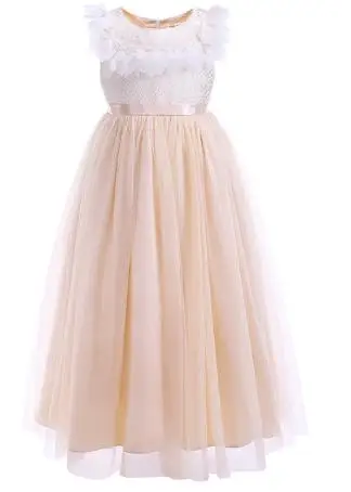 Новое модное платье принцессы Cutestyles для девочек детская одежда с высокой талией