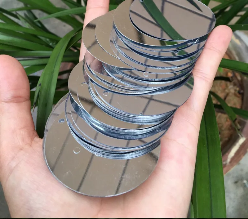 Фотоаксессуары 50 мм круговое боковое отверстие фотоэлемент из ПВХ с блестками