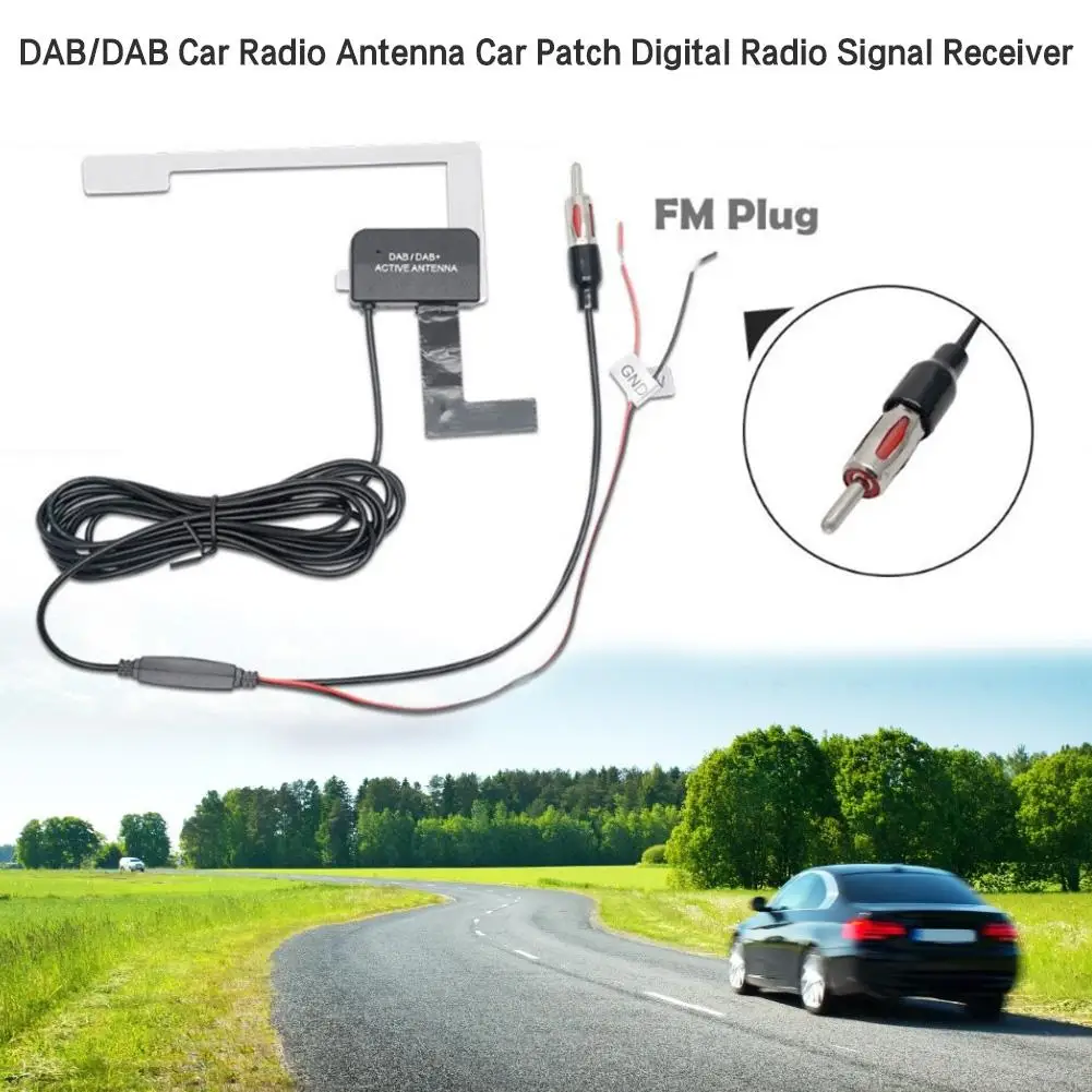 Профессиональная автомобильная радиоантенна DAB/DAB 12 В постоянного тока патч