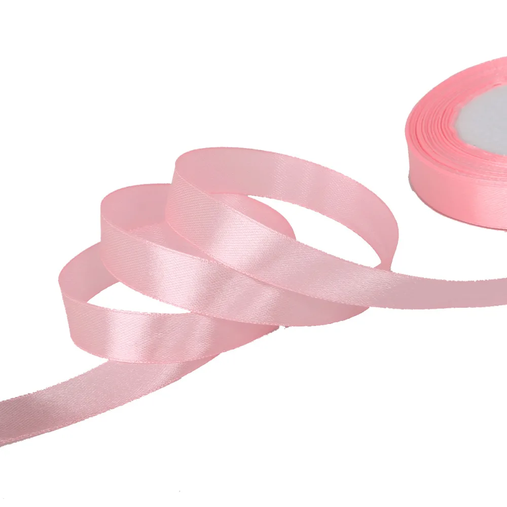 15mm 25 Yards Pretty Silk Satin Ribbon For DIY Wedding Party Decoration Invitation Card Gift Wrapping Scrapbooking Supplies | Дом и сад