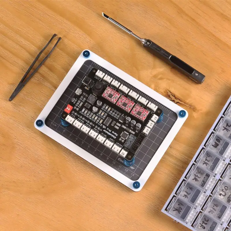 

Magnetic PCB Holder Adjustable Printed Circuit Board Vise Fixture Jig Soldering Assembly Stand Clamp Movable Pillars