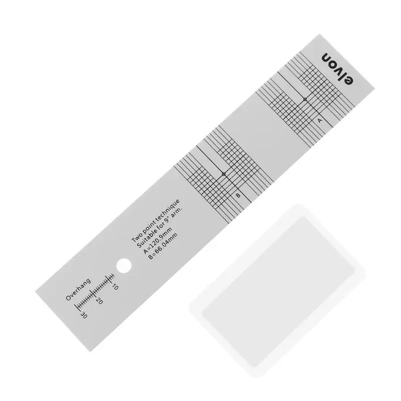 

Pickup Calibration Distance Gauge Protractor Record LP Vinyl Turntable Phonograph Phono Cartridge Stylus Alignment Adjustment