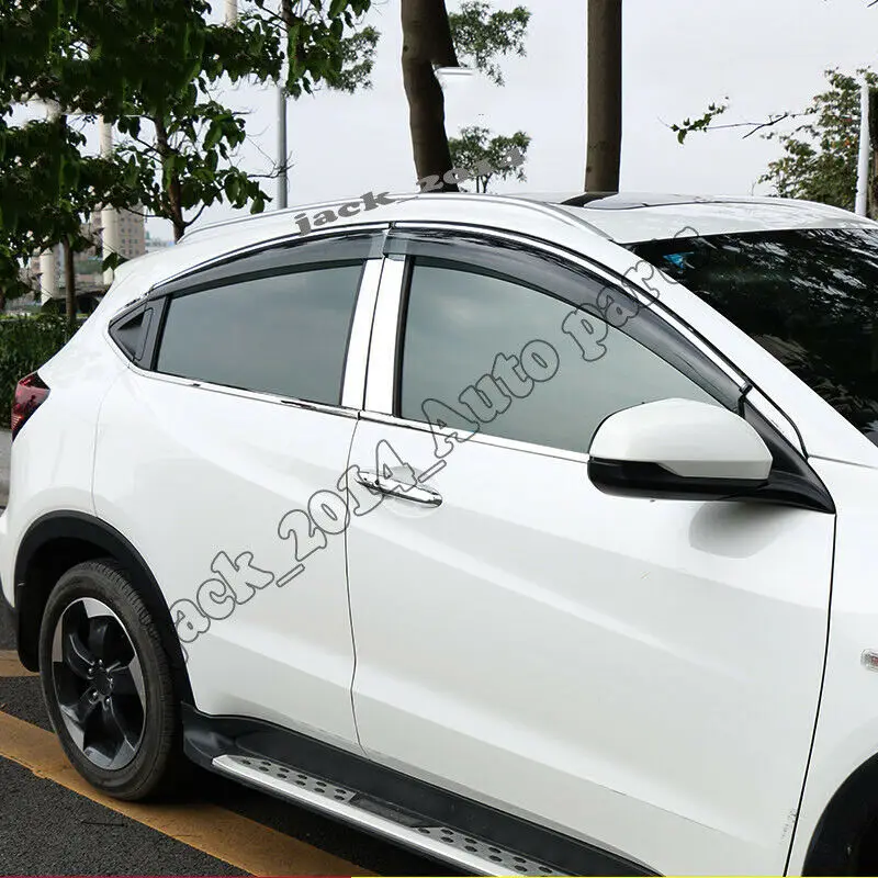 Для Honda Vezel HR-V вариабельности сердечного ритма окно козырек Vent Дождь Защита от солнца