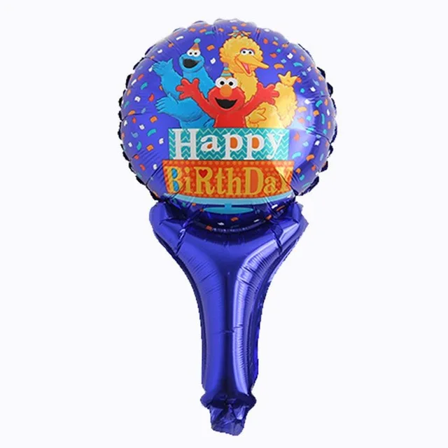 Sesame Street 1 шт./партия, воздушные шары Мстители, воздушный шар из фольги Бэтмена, украшения для дня рождения, детские палочки для рук, надувные шары, Подарочные игрушки - Цвет: Sesame Street