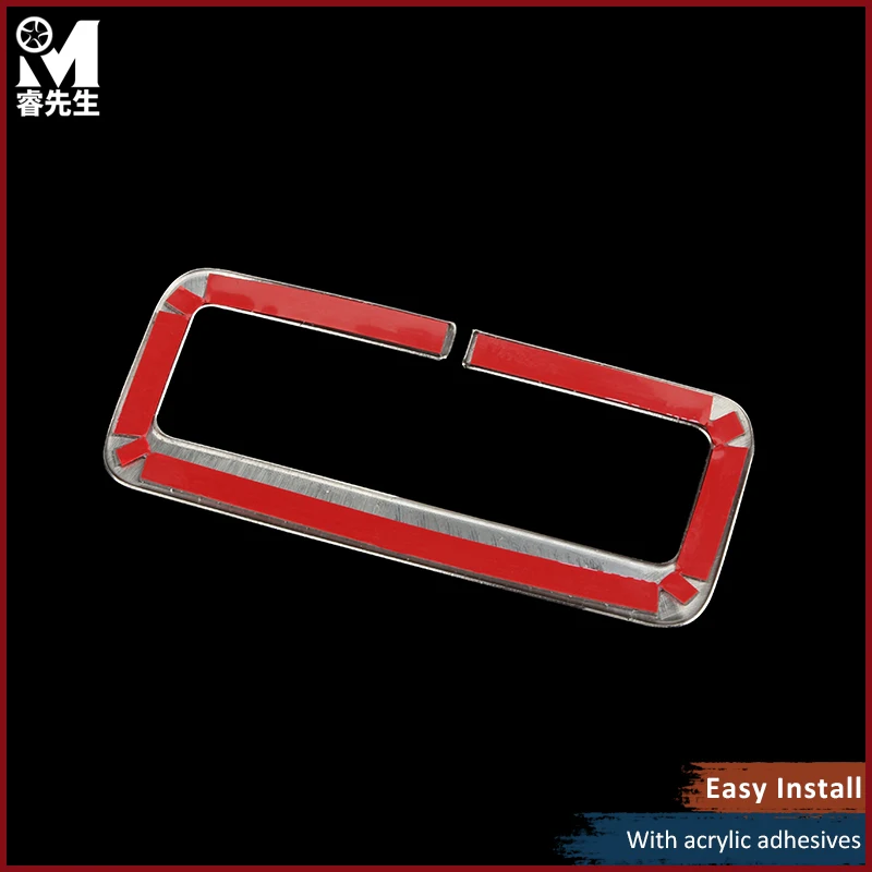 Автомобильный Стайлинг заднего ремня безопасности рамка Декоративные наклейки